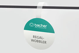 Regalwobbler rund, 120 mm