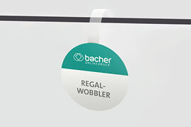 Regalwobbler rund, 100 mm