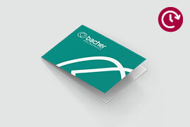 Falzflyer A6, 4-seitig – Same-Day