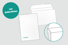 Kuverts C4 mit Seitenfalten