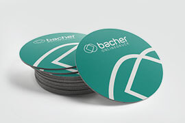 Bierdeckel rund, 107 mm